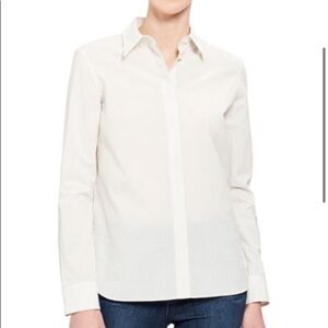 Theory Classic Straight Shirt Size Petite